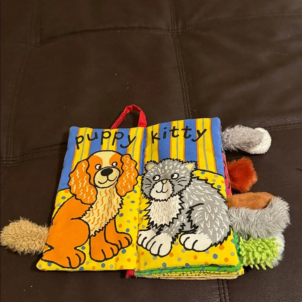 Jellycat‎ Fluffy Tails Pet Activity Book - Multicolor